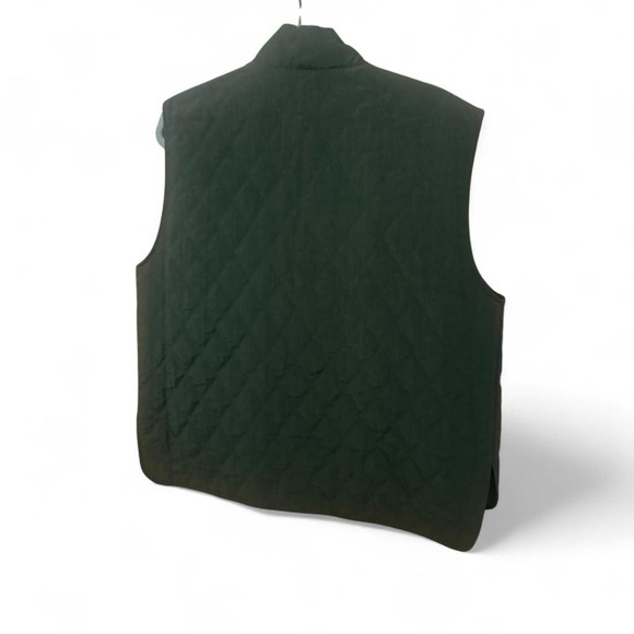 New Mariposa Women's Quilted Vest - Dark Green - Picture 2 of 3